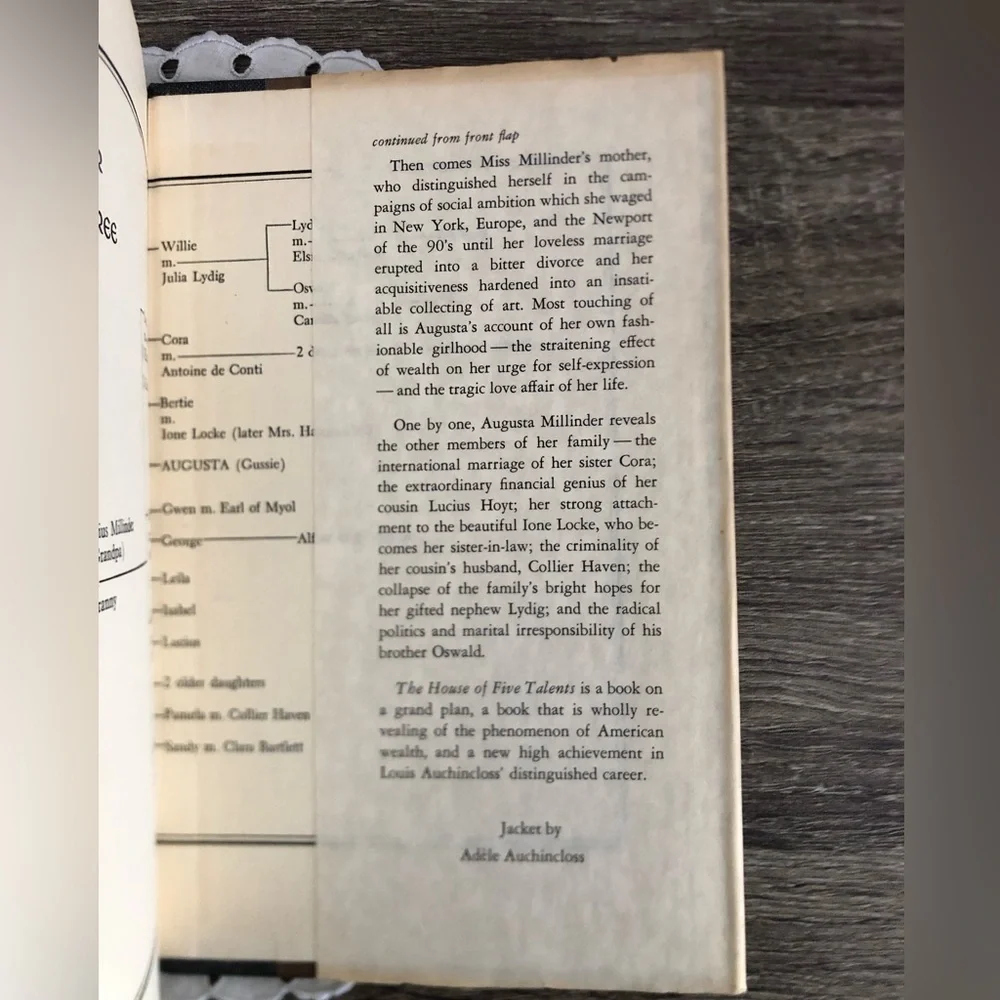 1960 The House of Five Talents by Louis Auchincloss - Picture 4 of 15